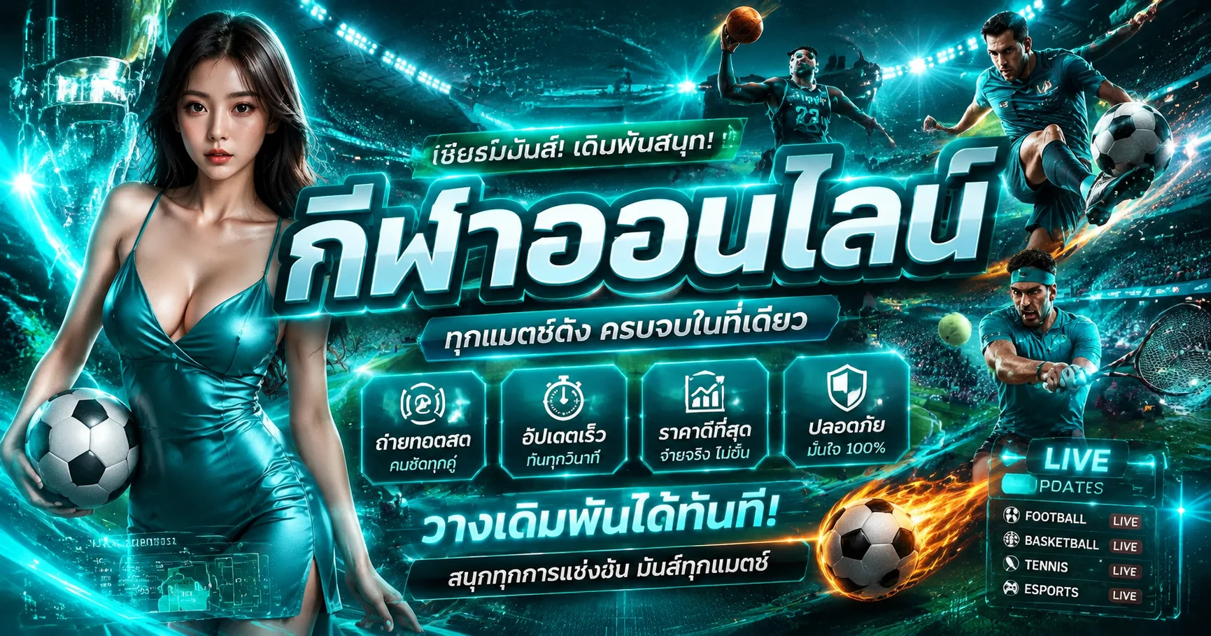 แทงบอลออนไลน์ KINGPLAY168 ครบทุกลีกดังทั่วโลก